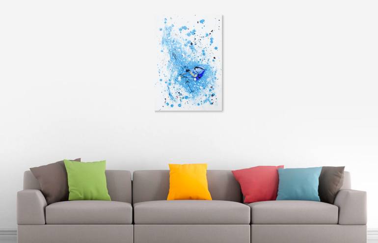 Original Abstract Animal Painting by Crafty Bounder