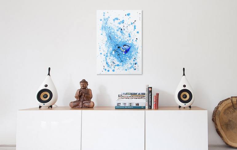 Original Abstract Animal Painting by Crafty Bounder