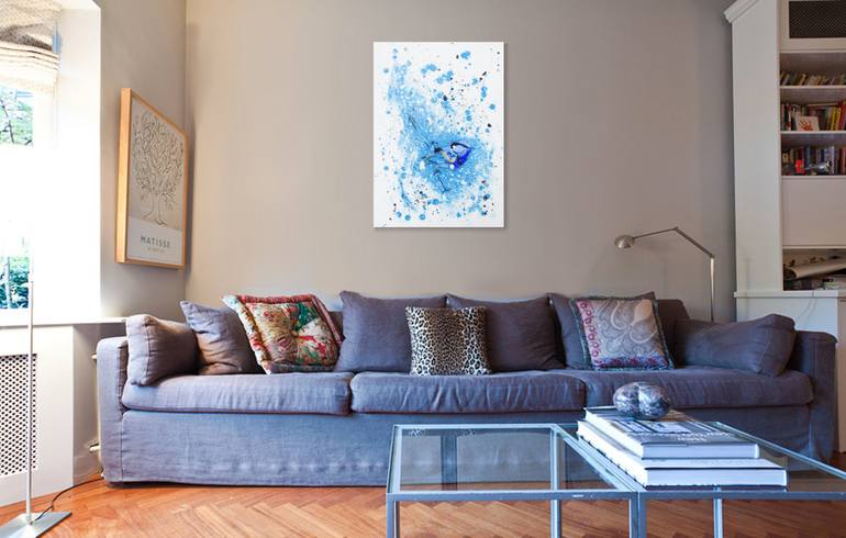 Original Abstract Animal Painting by Crafty Bounder