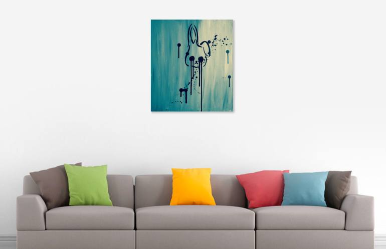 Original Abstract Animal Painting by Crafty Bounder