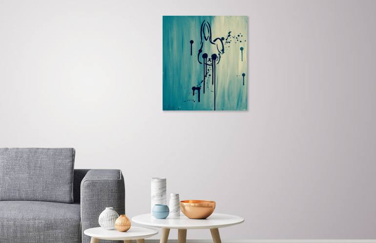 Original Abstract Animal Painting by Crafty Bounder