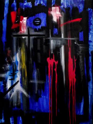 Original Abstract Expressionism Abstract Paintings by Joe Kealy