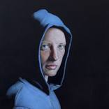 Girl In Cerulean Blue by Alan Coulson