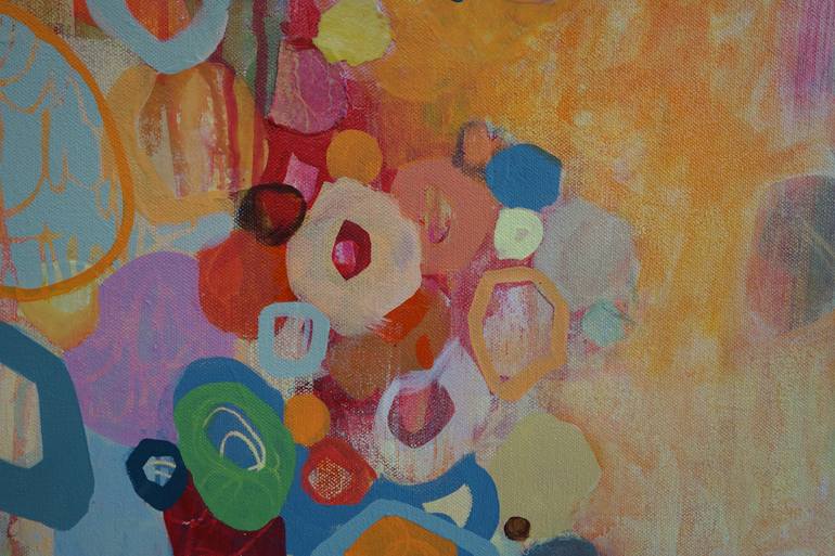 Original Abstract Expressionism Abstract Painting by Kathy Ferguson