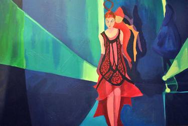 Original Fashion Painting by Anna Zwiefka