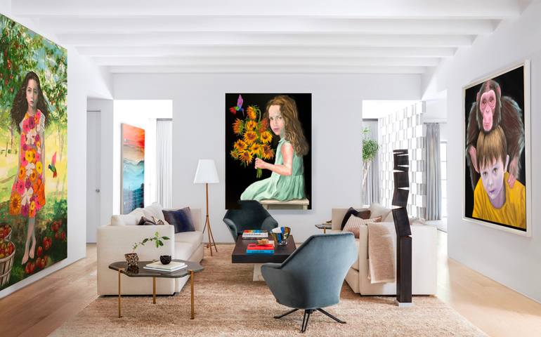 Original Conceptual Other Painting by Inez Carter