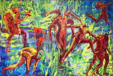 Print of Expressionism Performing Arts Paintings by Inez Carter
