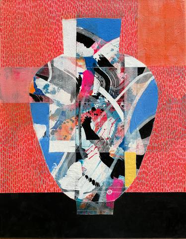 Original Abstract Expressionism Abstract Painting by Valerie Capewell