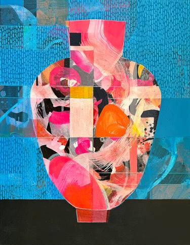 Original Abstract Expressionism Abstract Painting by Valerie Capewell