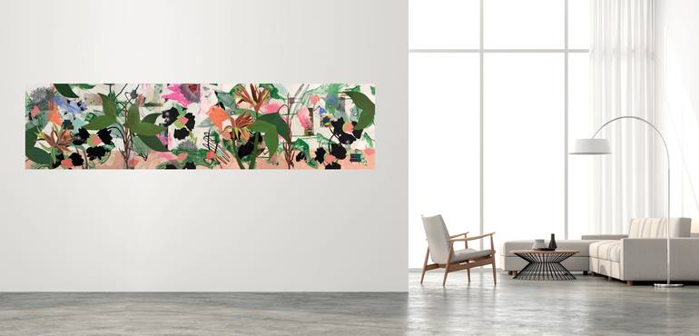 Original Abstract Expressionism Abstract Mixed Media by Valerie Capewell