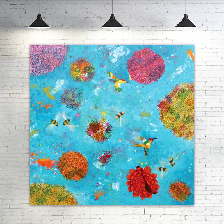 Original Expressionism Nature Painting by Valerie Capewell