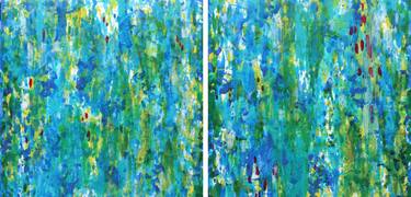 Original Abstract Expressionism Abstract Paintings by Valerie Capewell