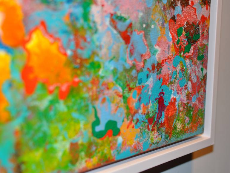 Original Abstract Expressionism Abstract Painting by Valerie Capewell