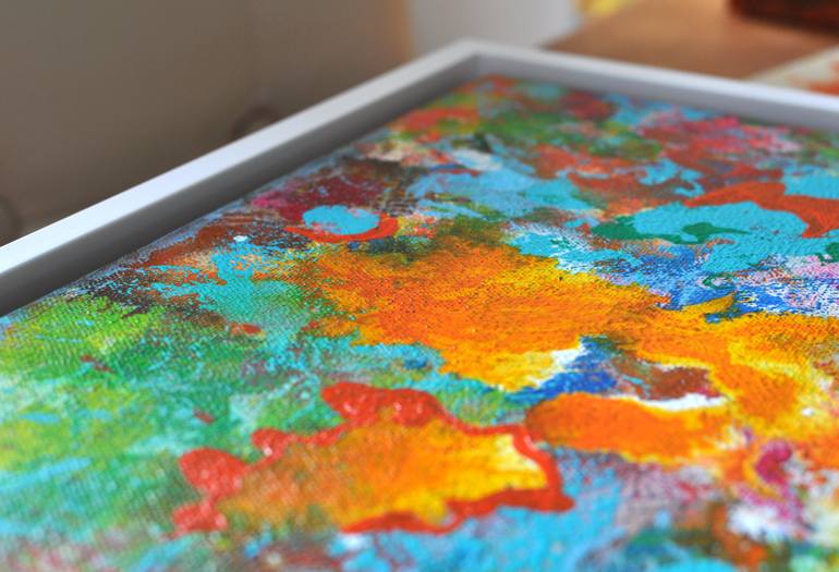 Original Abstract Expressionism Abstract Painting by Valerie Capewell