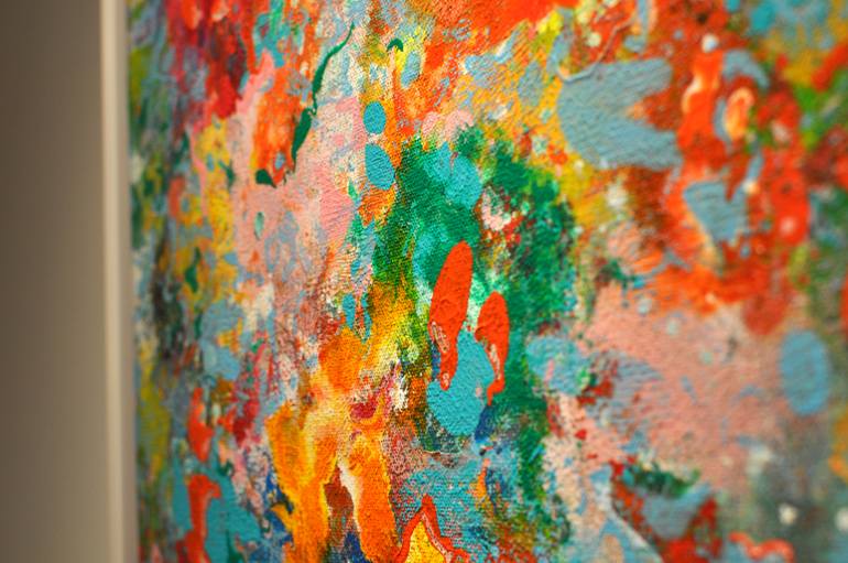 Original Abstract Expressionism Abstract Painting by Valerie Capewell