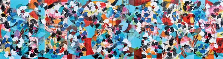 Original Abstract Expressionism Abstract Painting by Valerie Capewell