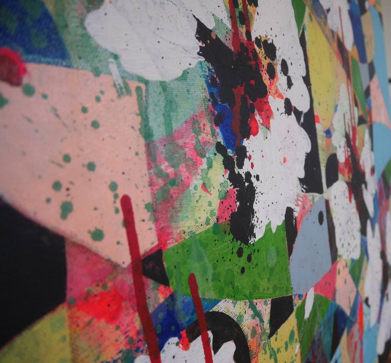 Original Abstract Expressionism Abstract Painting by Valerie Capewell