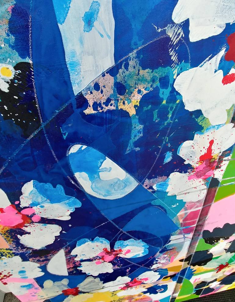 Original Abstract Expressionism Abstract Painting by Valerie Capewell