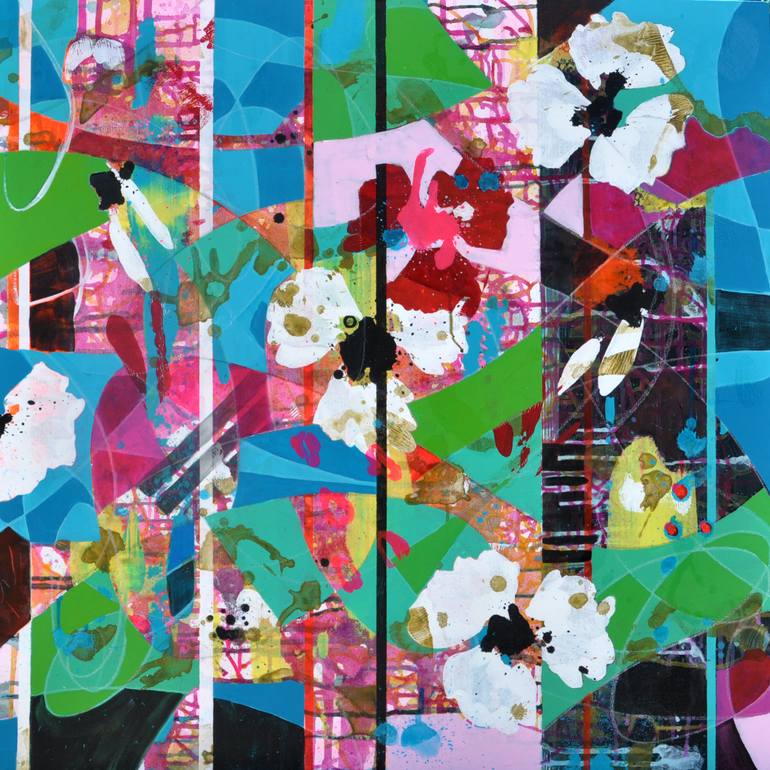 Original Abstract Painting by Valerie Capewell