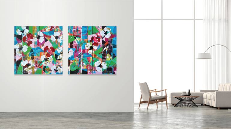 Original Abstract Painting by Valerie Capewell