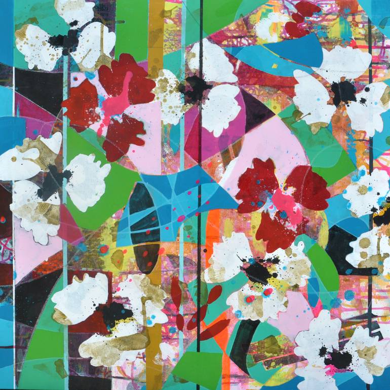 Original Abstract Painting by Valerie Capewell