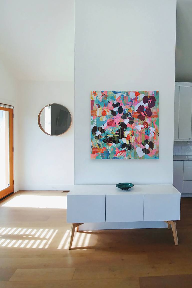 Original Abstract Expressionism Abstract Painting by Valerie Capewell