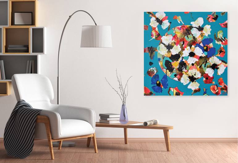 Original Abstract Expressionism Abstract Painting by Valerie Capewell