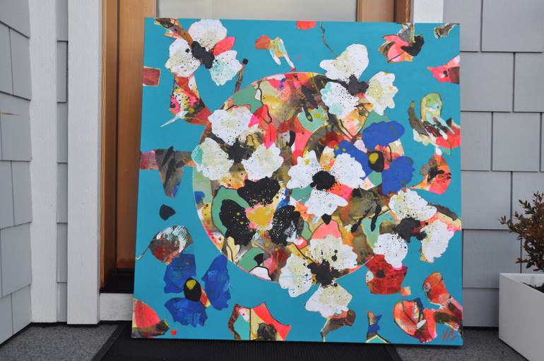 Original Abstract Expressionism Abstract Painting by Valerie Capewell