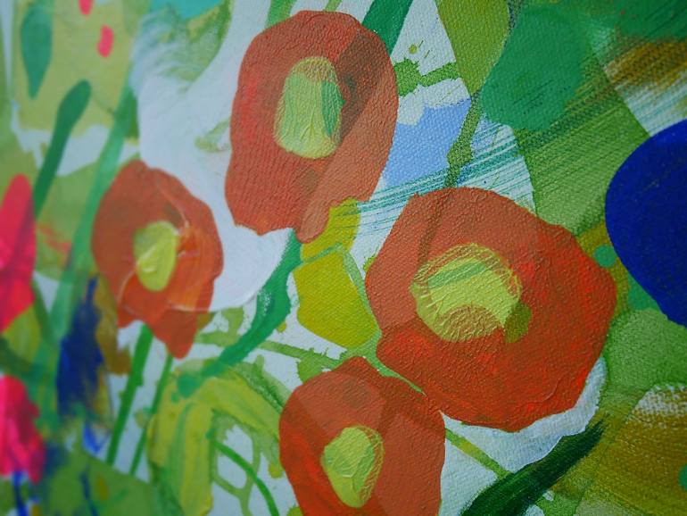 Original Abstract Expressionism Abstract Painting by Valerie Capewell