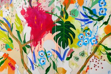 Original Abstract Nature Paintings by Valerie Capewell