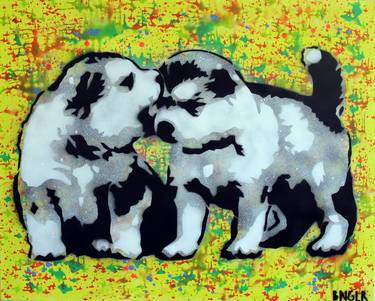 Print of Abstract Animal Paintings by Sonya and Bronya Benigeler