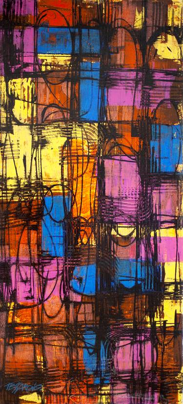 Original Abstract Paintings by Germán Tessarolo