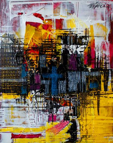 Print of Abstract Architecture Paintings by Germán Tessarolo