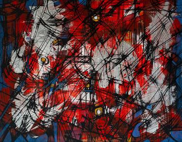 Original Abstract Expressionism Abstract Paintings by Germán Tessarolo
