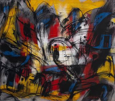 Print of Abstract Expressionism Abstract Paintings by Germán Tessarolo