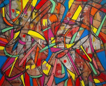 Original Abstract Paintings by Germán Tessarolo