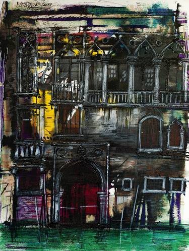 Print of Expressionism Architecture Paintings by Germán Tessarolo