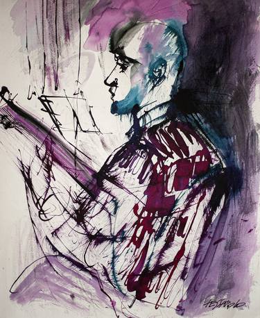 Original Expressionism Music Paintings by Germán Tessarolo