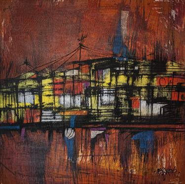 Print of Abstract Expressionism Architecture Paintings by Germán Tessarolo