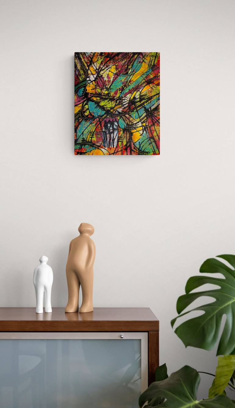 Original Abstract Painting by Germán Tessarolo