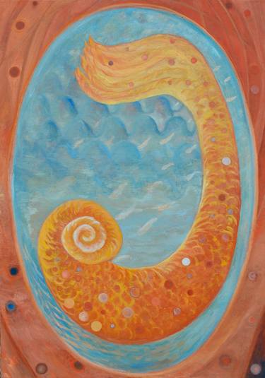 Original Surrealism Nature Painting by Paola Gasparotto