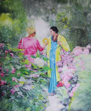 Original Garden Paintings by Prasong Kantanee