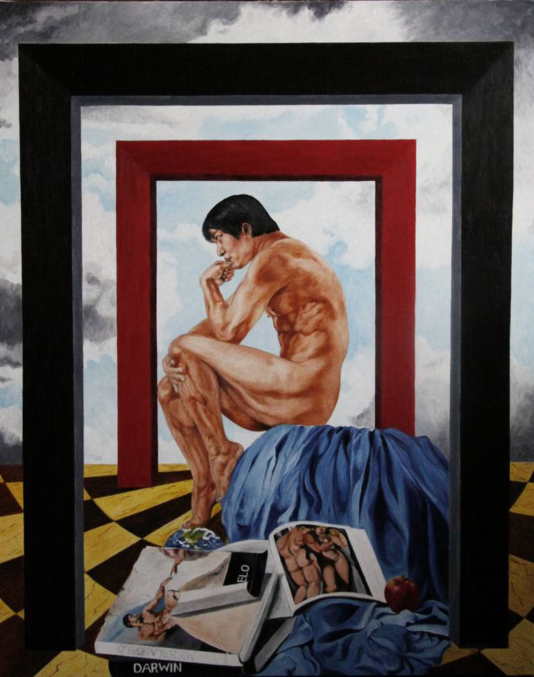 Original Figurative Body Paintings by Prasong Kantanee