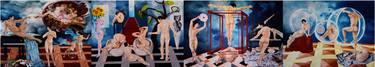 Original Realism Nude Paintings by Prasong Kantanee