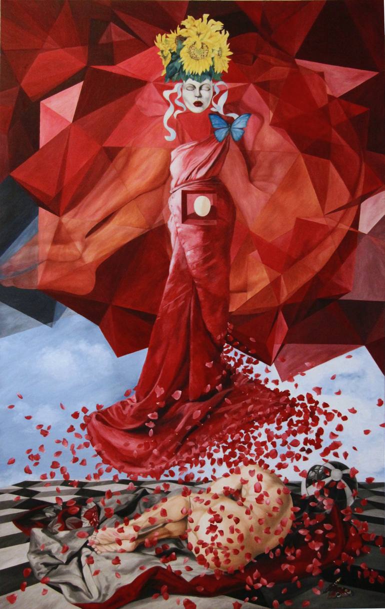 Print of Surrealism Fantasy Paintings by Prasong Kantanee