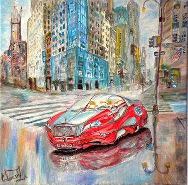 Print of Abstract Car Paintings by Edward Lighthouse