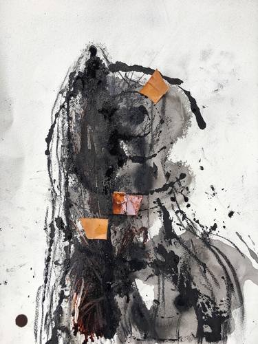 Original Abstract Expressionism Abstract Drawings by Andy Chen