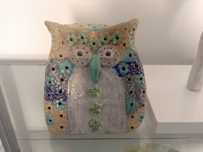 Daisy Button Owl - Print