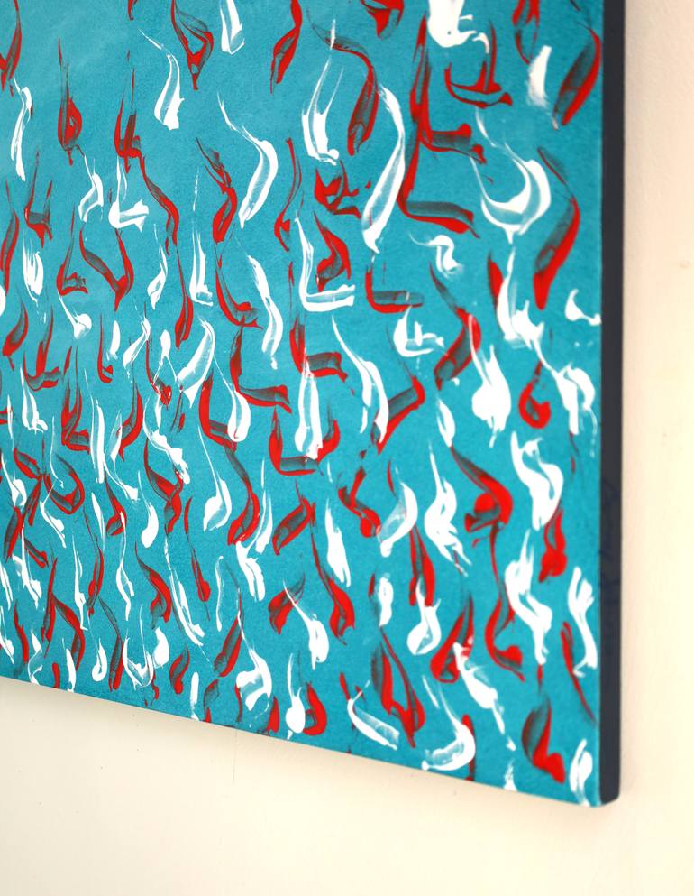 Original Abstract Expressionism Abstract Painting by Barry Johnson