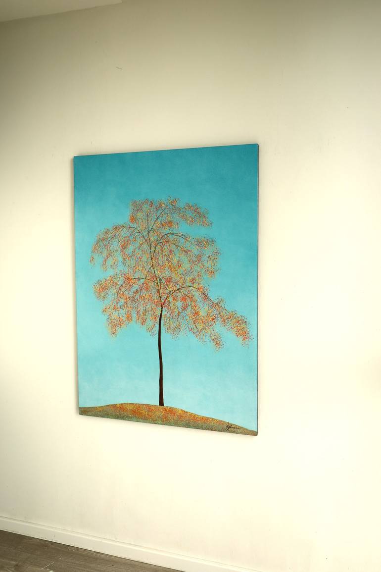 Original Contemporary Tree Painting by Barry Johnson